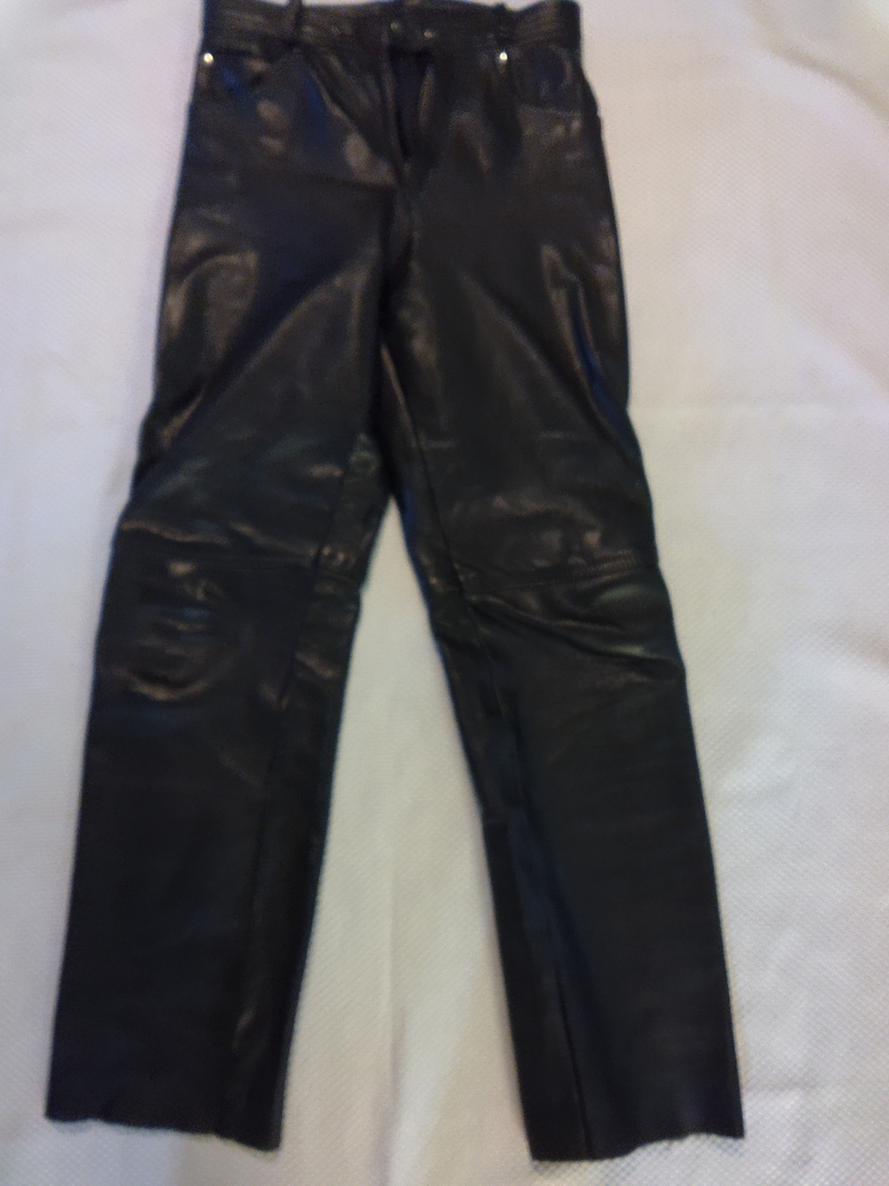 Genuine Leather Black Women’s Pants